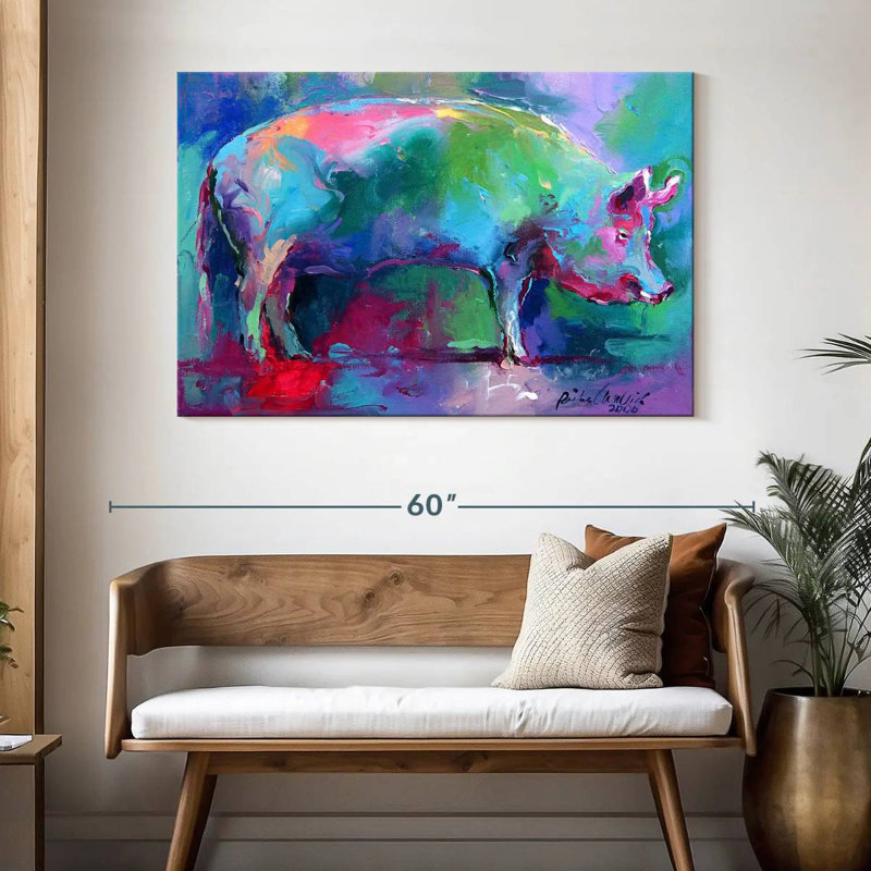 Brampt Pig II, 32" H x 48" W