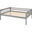 Lit superposé convertible au-dessus d'un lit superposé avec tiroirs - chambre à coucher grise avec tiroirs Easy-Roll, structure en bois massif-794321485-794321487