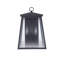 Lanterne murale d'extérieur en verre nervuré à 3 ampoules Lylafaye Midnight-362035549