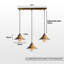 Gault 3 - Light Brass Kitchen Island Pendant-1743454691