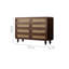Armoire d'entrée moderne en bois massif simple