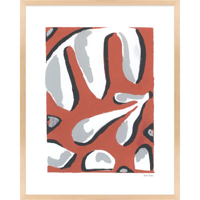 Cataleyah " Contemporary Blues 11 " by Andrea Stokes Painting Print