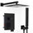 12 Inch High Pressure Bathroom Wall Mounted Rainfall Shower Faucet System With Rough-In Valve