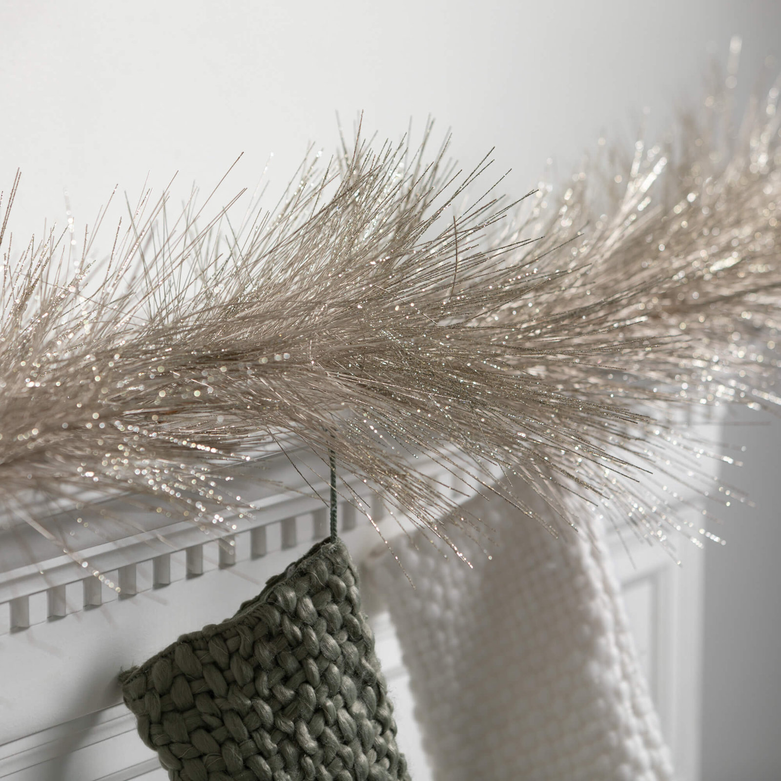 72" Christmas Garland, Champagne