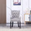 Jersey Velvet Dining Chair - Ergonomic Scoop Knockerback and Solid Wood Legs - Button back Armchair for Dining Room Living Room Restaurants-1882518140-1914217193