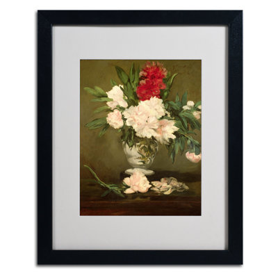 " Vase Of Peonies, 1864 " by Edouard Manet