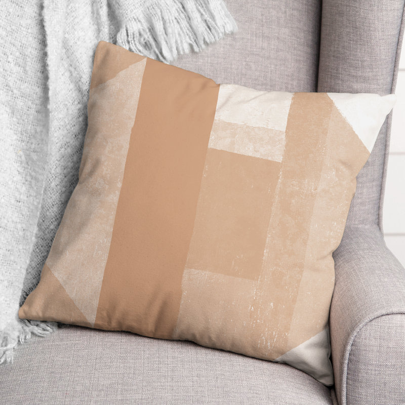  Coussin décoratif intérieur / extérieur, Brun clair