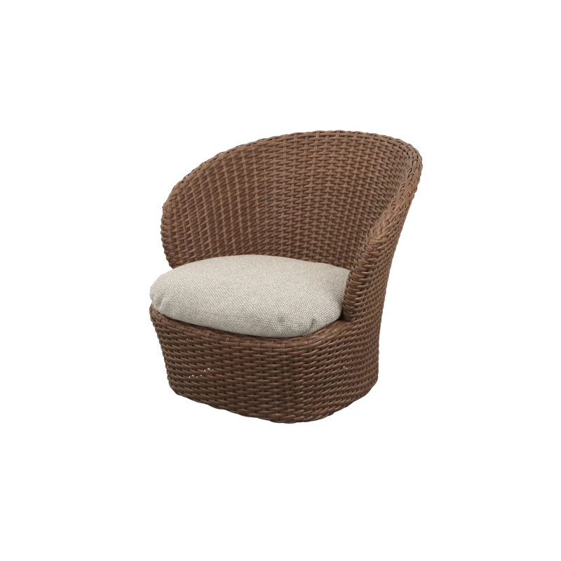 Coast Lounge Chair W/Swivel, Umber Brown, Desert Sand