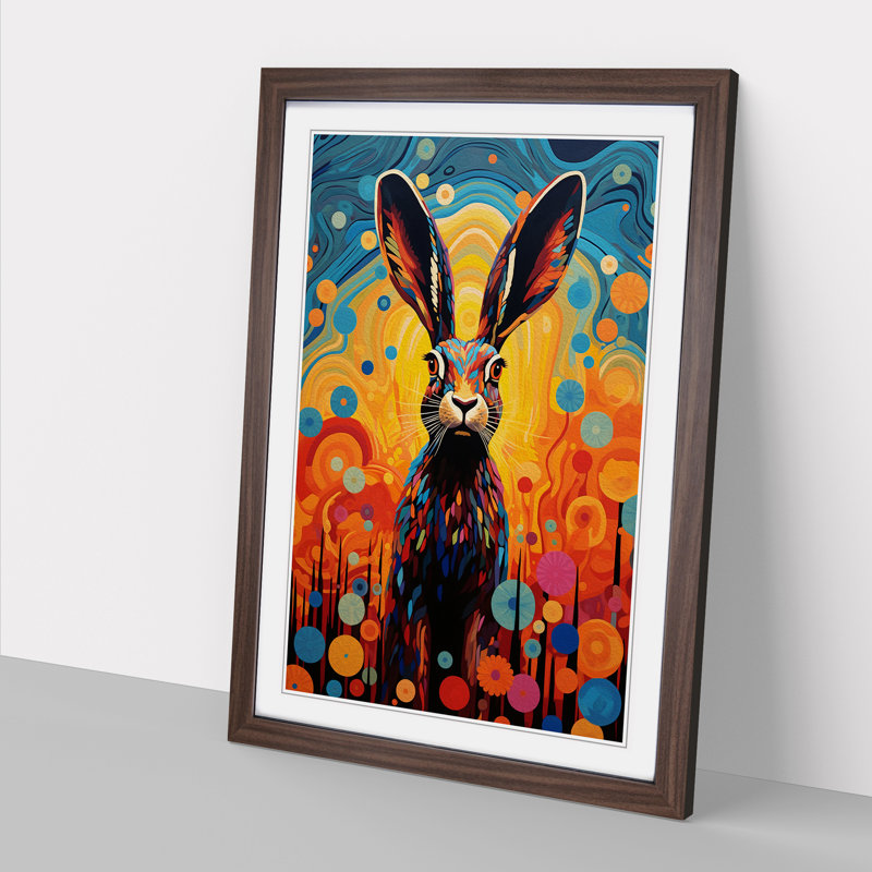 Hare Colour Field - Framed Print