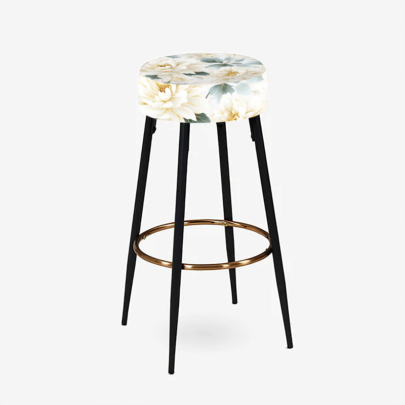 Ensemble de 2 tabourets de bar White