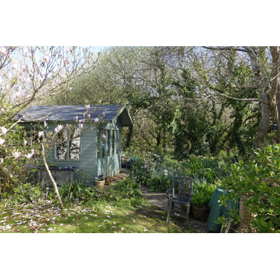 Country Garden Shed par Panmaule - Photographie sur toile tendue