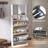 Shoe Cabinet With 3 Mirrors For Entryway