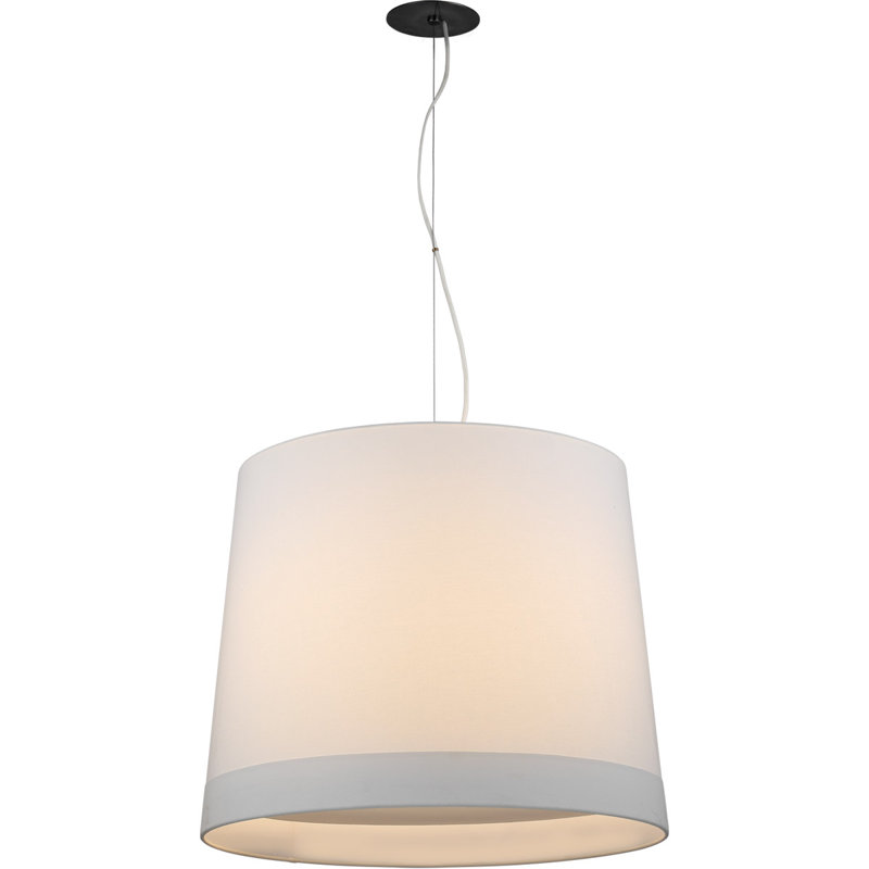 Sash 3 - Light Chandelier, Bronze