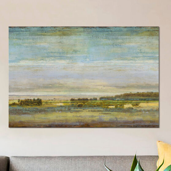 « big sky vista », reproduction d’art sur toile, H 18 po x l 26 po x P 1,5 po
