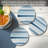 Thirstystone Ocean Stripes 4-Pack Round Stone Coasters