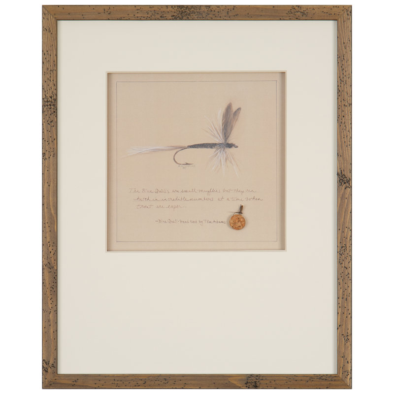 Blue Quill Fly Print