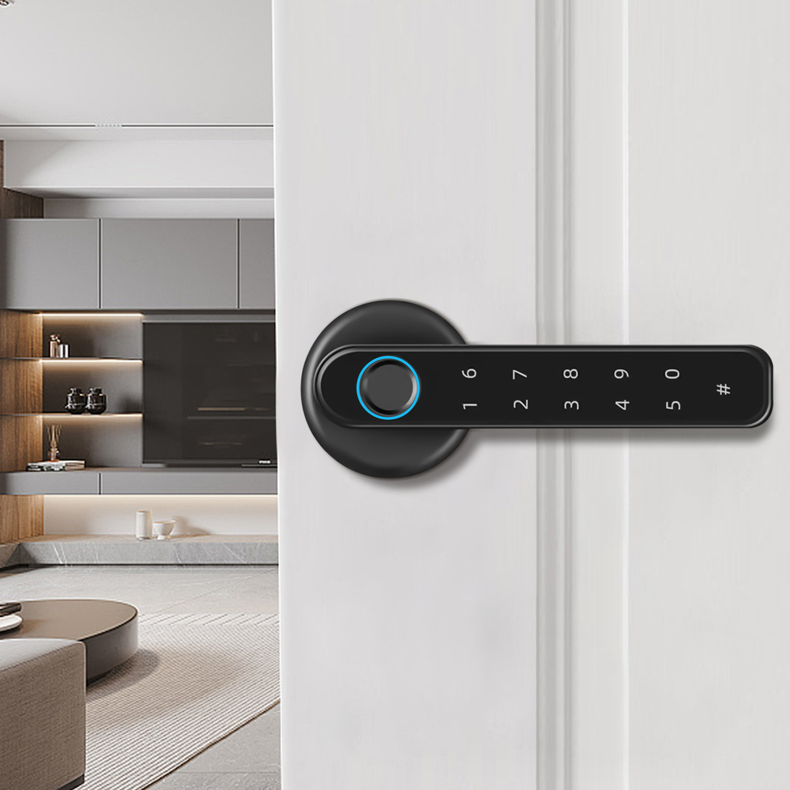 YINXIER Smart Fingerprint Combination Door Lock & Reviews | Wayfair