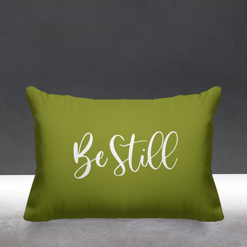 Aspire Outdoor Reversible Throw Pillow, Avocado