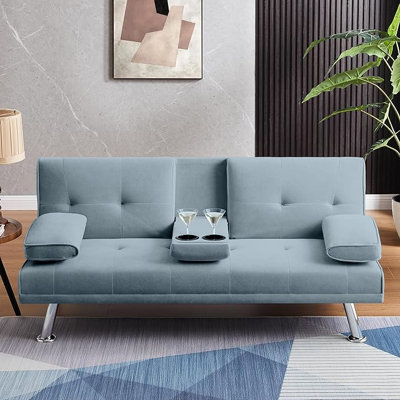 Weissport 65 Upholstered Futon by Ebern Designs