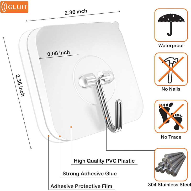 Heavy Duty Wall Mounted Towel Hook