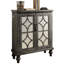 Console grise avec un design moderne