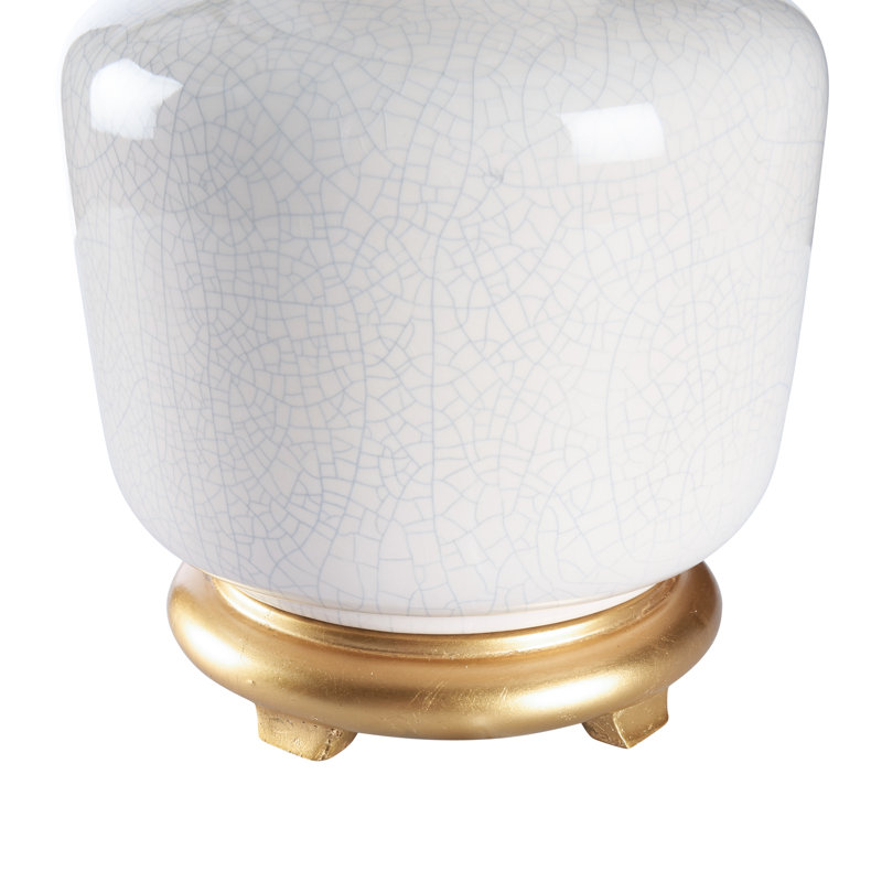 MarketPlace Table Lamp, Snow Glaze