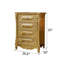 Commode d'appoint European Champagne