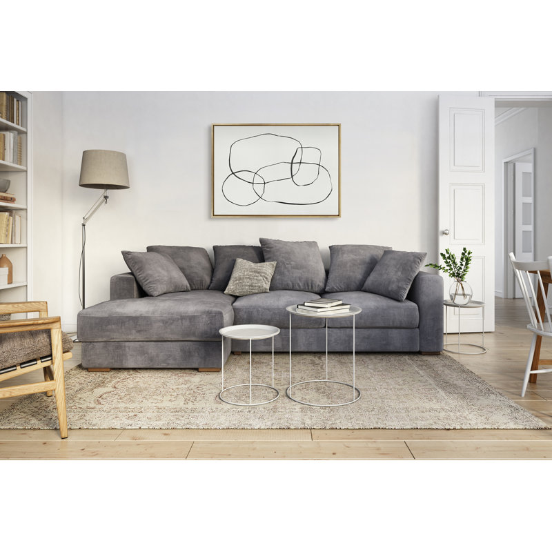 «871 Modern Circles» par Teju Reval, reproduction d'art sur toile encadrée