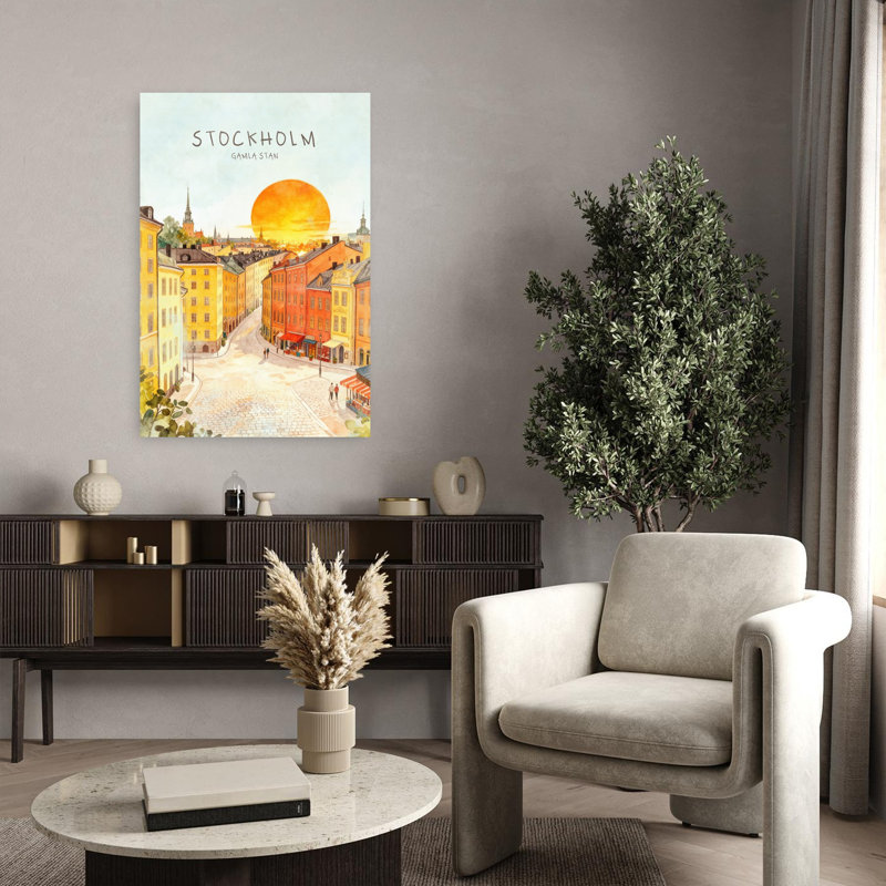 Contemporary Art Contemporary Wall Art 1 Piece Wrapped Canvas Wall Art, 91.44 cm H x 60.96 cm W