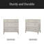 Commode 2 tiroirs avec bureau coulissant