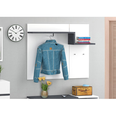 Meagher Wall 2 - Hook Wall Mounted Coat Rack