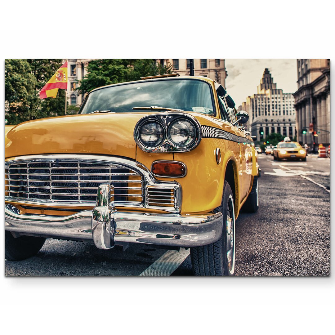 Leinwandbild Classic Yellow Cab