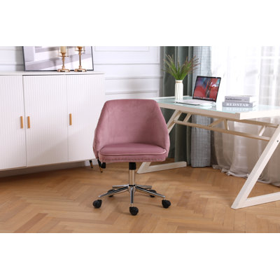 Chaise de travail en velours Julie