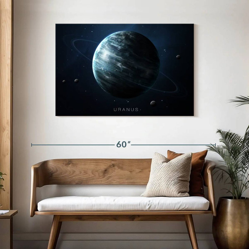 Oberle Planet Uranus, 30" H x 45" W