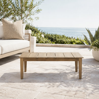 Wood Outdoor Coffee Table