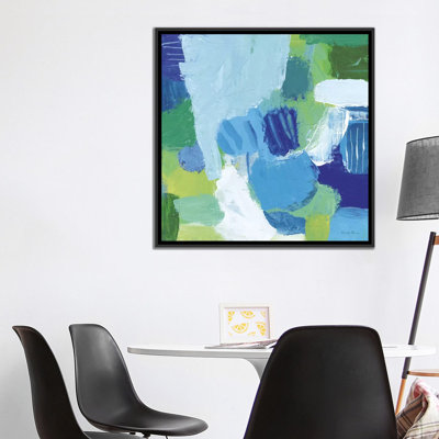 « mountain reflection i » par farida zaman, impression sur toile tendue