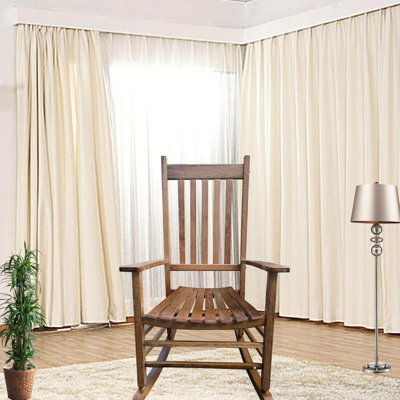 Chaise berçante brune pour adulte avec balcon et véranda - construction en bois franc massif pour un siège large et confortable avec accoudoirs et dossier à lattes sécuritaire