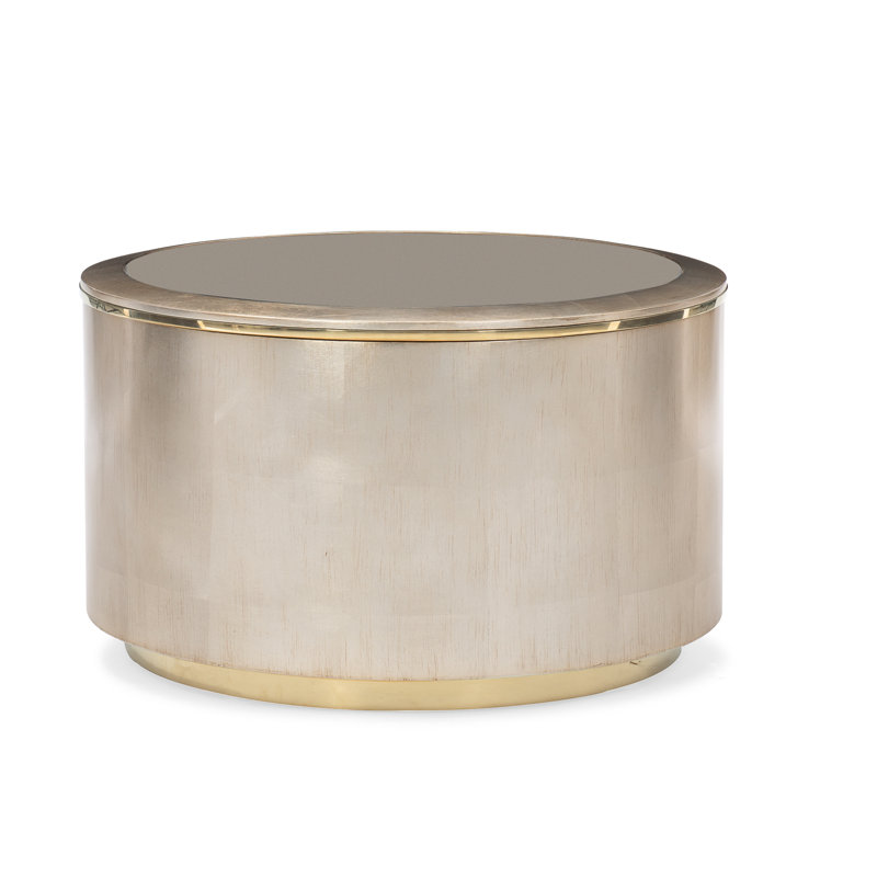 Caracole Classic Coffee Table, 15" H x 25" L x 25" W