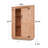 4 ft. W x 2 ft. D Garden Chalet Cedar Wood Tool Shed