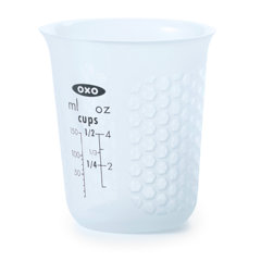 OXO Good Grips 3 Piece Squeeze & Pour Silicone Measuring Cup Set & Good  Grips 7-Piece Nesting Measuring Beaker Set