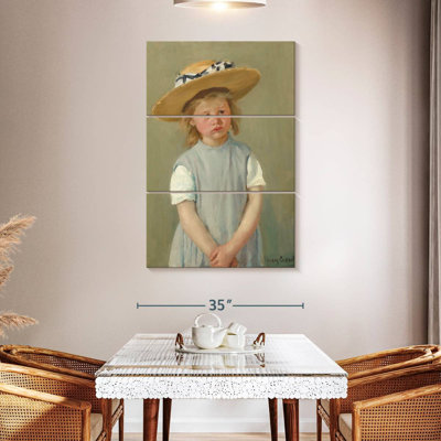 Leisha enfant dans un chapeau de paille 1886