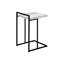 Table de salon, stratifié gris, maquillage de chambre à coucher en métal noir
