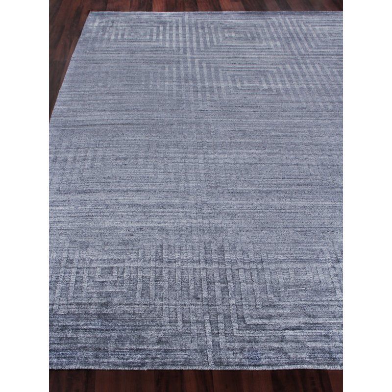 Castelli Geometric Area Rug in Charcoal