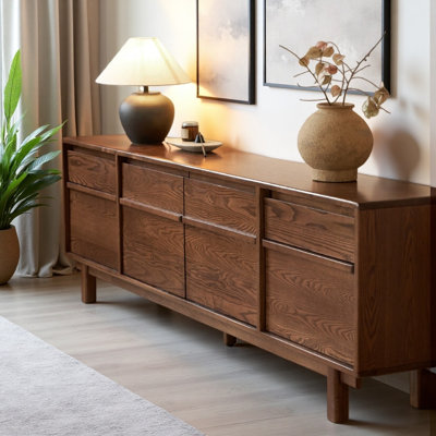 Simple and Retro Design TV Cabinet