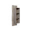 2 Piece Acacia Solid Wood Accent Shelf with Adjustable Shelves-41159617