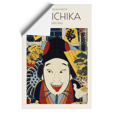 Portrait of an Actor Print by Toyohara Kunichika - Frameless Print