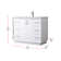 Hayes 42'' Single Bathroom Vanity with Engineered Marble Top