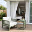 Canapé de patio modulaire moderne Sylva-609378210-609378211