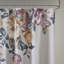 Rideau de douche en coton à imprimé floral-1810351475