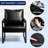 Upholstered Modern Accent Chair with Metal Frame-1657478156